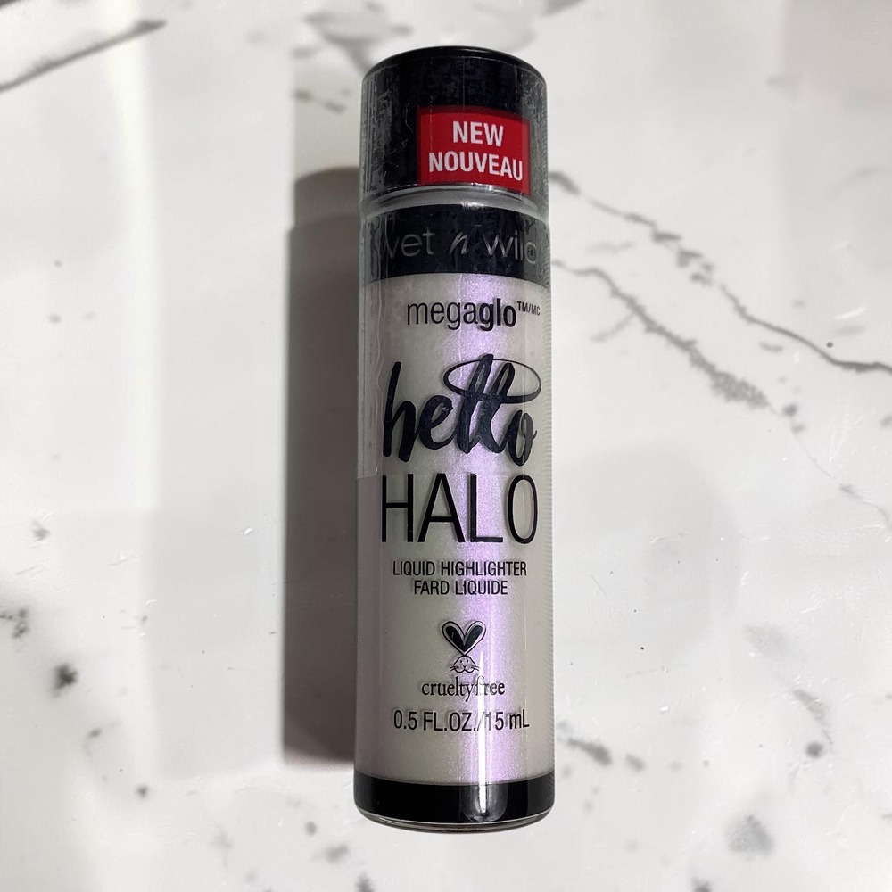 Wet n Wild MegaGlo Hello Halo Liquid Highlighter 303A Halographic 0.5oz New